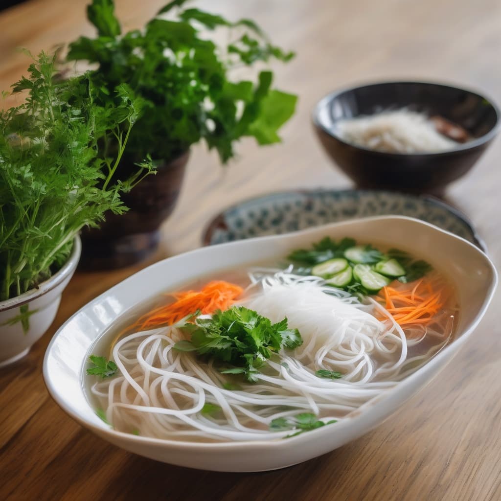 S2. Hủ Tiếu Nam Vang/Phnom-Penh Clear Rice Noodle Soup