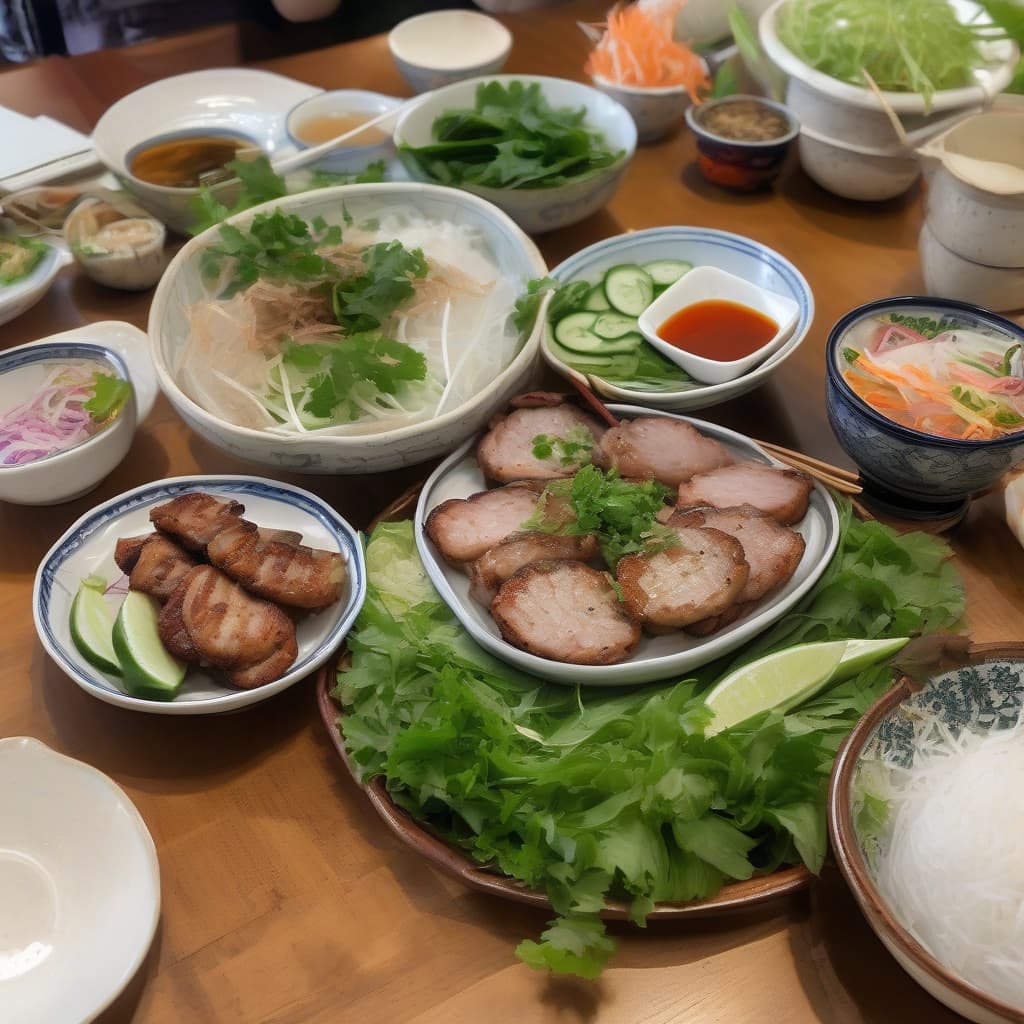 BH3. Bánh Hỏi Nem Nướng/Grilled Pork Patties