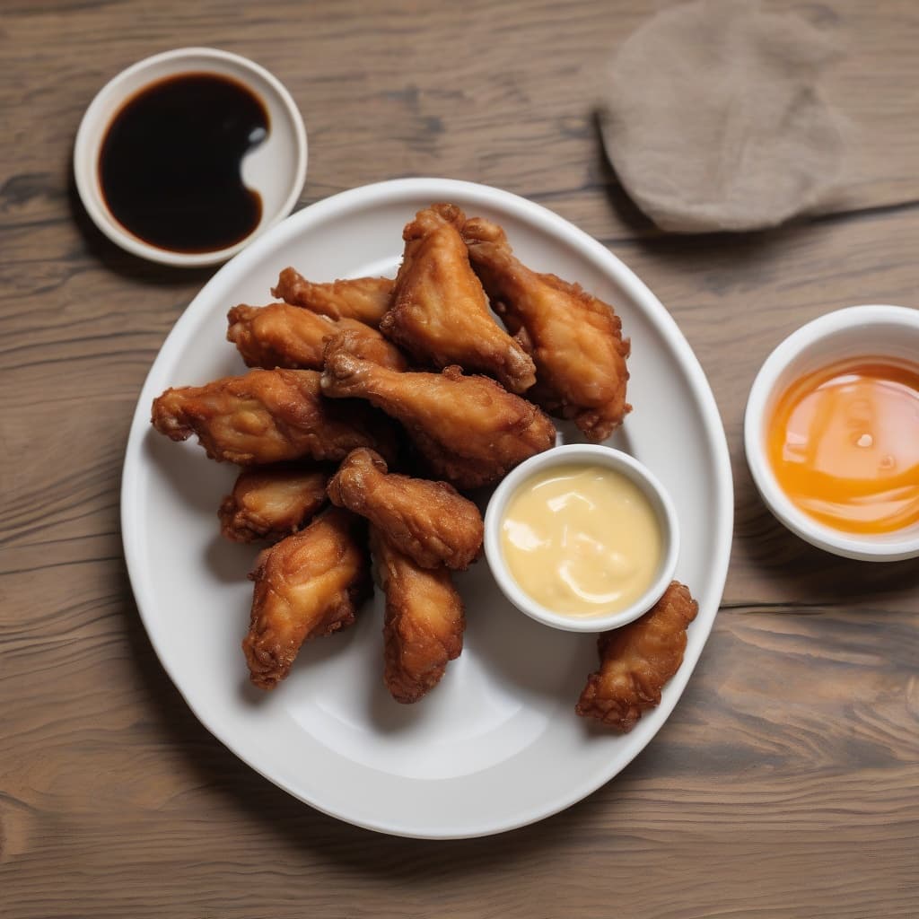A9. Cánh Gà Chiên Bơ/Deep Fried Wings with Butter