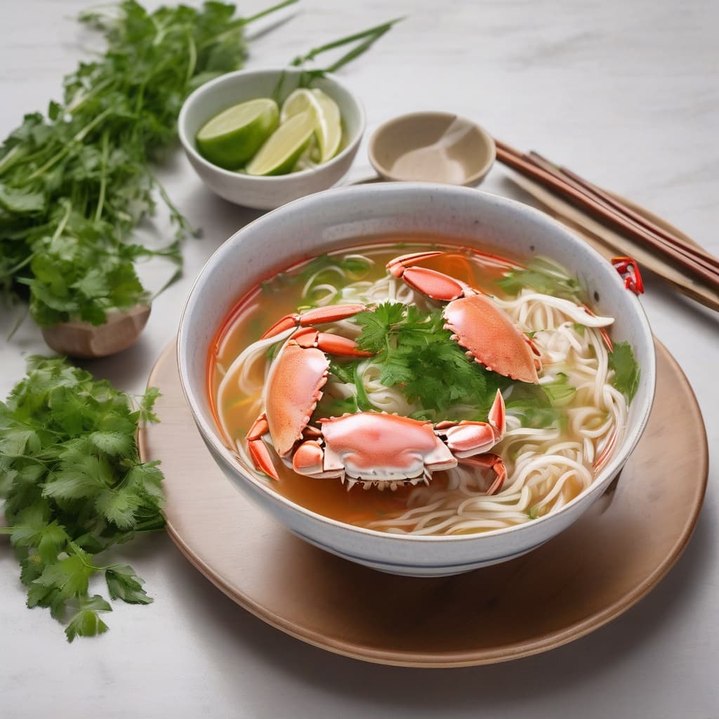 S4. Bún Riêu/Vietnamese Crab Noodle Soup