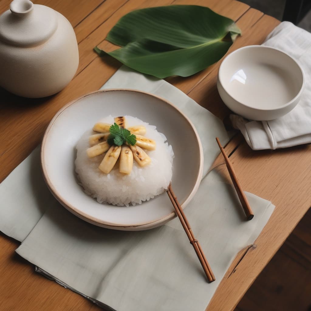 Z1. Bánh Chuối Nếp Nướng/Grilled Banana Sticky Rice