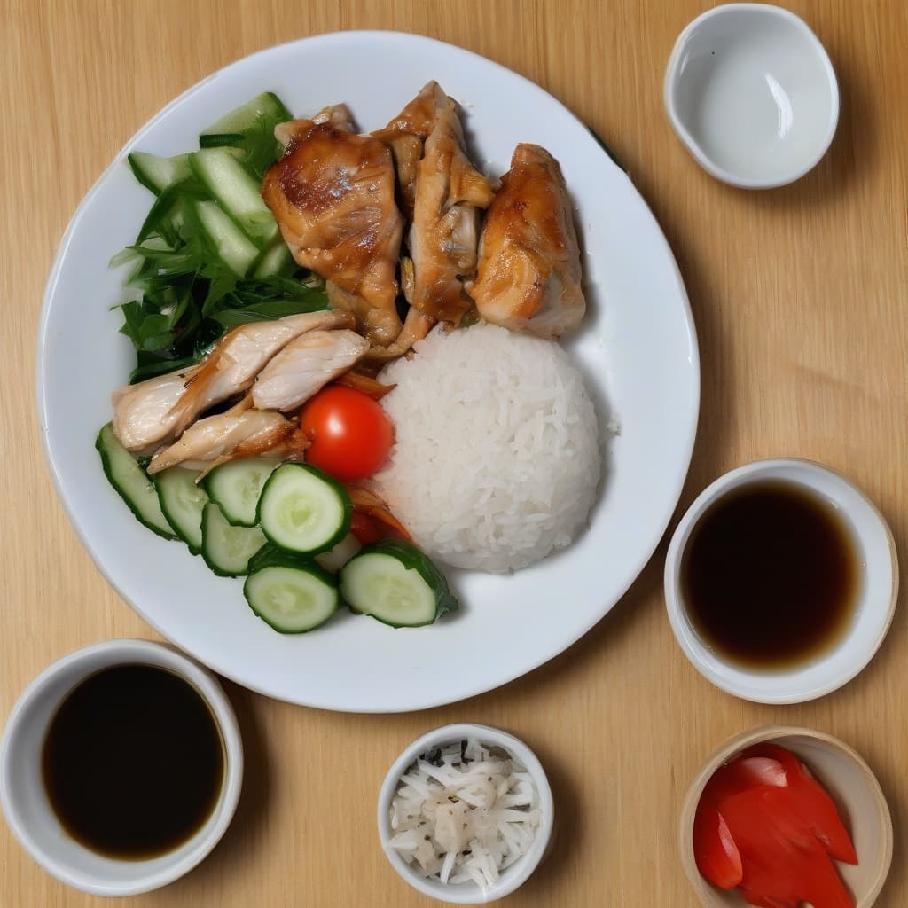 C11. Cơm Xào Gà/Stir-Fried Vegetables & Chicken