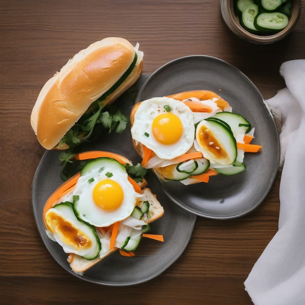 BM4. Bánh Mì Trứng/Two Fried Eggs