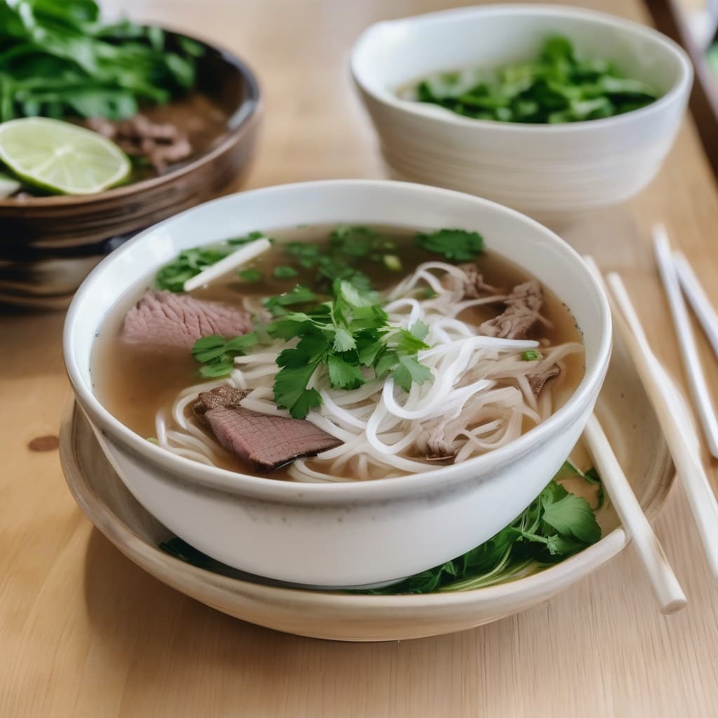 P4. Phở Tái Sách/Rare Beef & Tripe