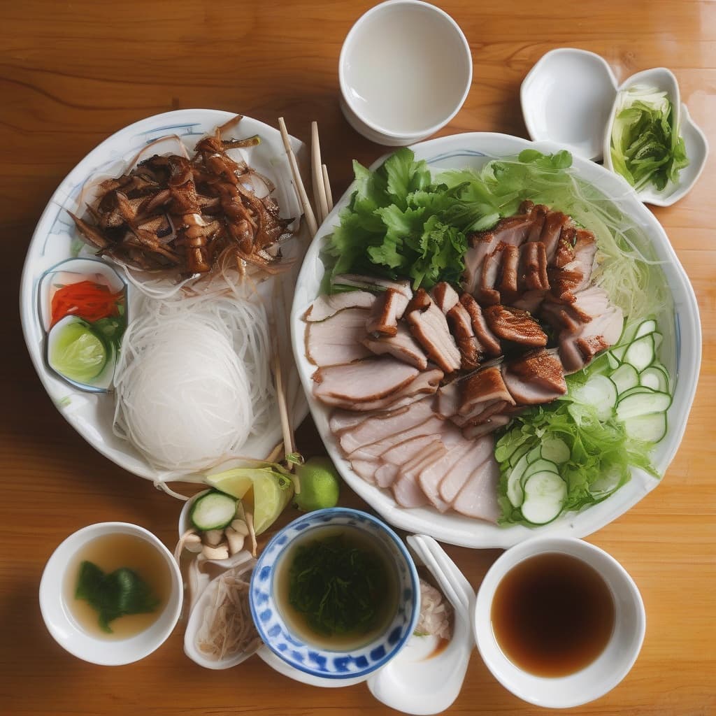 BH1. Bánh Hỏi Heo Nướng/Grilled Pork