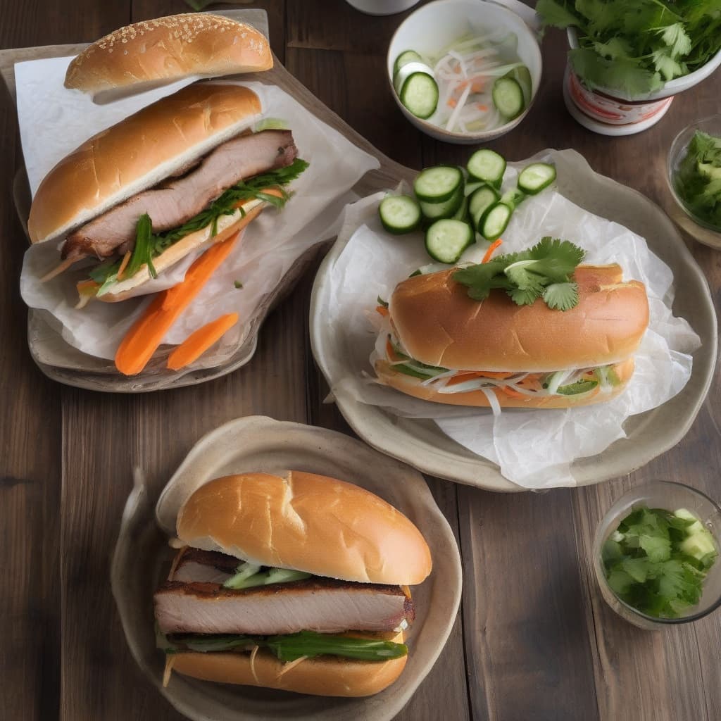 BM7. Bánh Mì Nem Nướng/Grilled Pork Patties